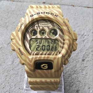 Casio G-Shock Rare DW6900ZB-9 Men's Tan Digital Wrist Watch DW6900